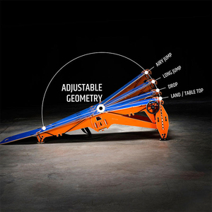 Rampe de saut portable 4 Jump Ramp Turbo Kicker pour VTT, vélos BMX, trottinettes <span class=keywords><strong>à</strong></span> une roue, skateboards - Product Image 3