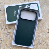 Étui de téléphone magnétique antichoc en cuir de haute qualité pour iPhone 18 Pro Max avec fenêtre d'animation et bouton AI, emballage d'origine