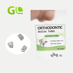 Fabrika diş ortodontik bukkal tüpler ikinci Molar Roth/MBT 0.022/0.018 monoblok serisi - Product Image 2