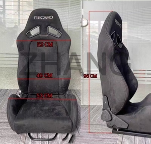 Asiento de Carreras Recaro SR7 Modificado de Fibra de Carbono con Respaldo Ajustable y Espuma Viscoelástica de Rebote Lento <span class=keywords><strong>para</strong></span> Simulador de Carreras - Product Image 6