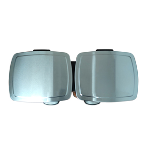 Fábrica china <span class=keywords><strong>40</strong></span> <span class=keywords><strong>litros</strong></span> de acero inoxidable casa 2 compartimento <span class=keywords><strong>Pedal</strong></span> de pie de <span class=keywords><strong>basura</strong></span> - Product Image 6