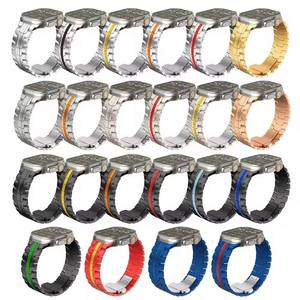 <span class=keywords><strong>Correa</strong></span> de reloj Iron Man de acero inoxidable para <span class=keywords><strong>Apple</strong></span> <span class=keywords><strong>Watch</strong></span> Series 9 8 ultra 7 6 5 4 3 2 1 SE para Iwatch pulsera <span class=keywords><strong>Correa</strong></span> 49mm - Product Image 6