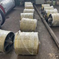 Ensemble complet de tambour de câble robuste pour système de pont roulant, en acier allié Q345B, avec gorge Lebus pour treuil