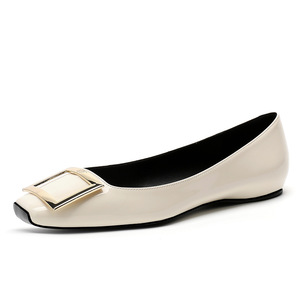 Zapatos de Mujer de Alta Calidad 2026, Zapatos Sexys de Cuero Genuino, Zapatos de Marca de Moda de Verano, Nuevos Zapatos Planos de Diseño con Punta Redonda y Acabado Lacado - Product Image 5