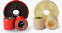 Roues de transpalette en polypropylène solide, nylon et PU, roues pivotantes durables pour la manutention des matériaux en entrepôt
