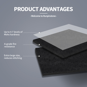 Runpin 0 silica sang trọng thiết kế đá thạch anh tùy chỉnh OEM dịch vụ sản xuất số lượng lớn giá bán buôn nhà máy trực tiếp dự án - Product Image 2