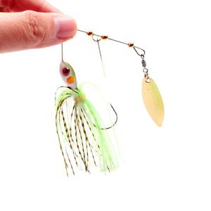 Vente en gros usine <span class=keywords><strong>Kit</strong></span> de leurres de pêche Luya Metal Spinnerbait pour brochet et poisson barbu, 13g 17g, rotatif avec hameçons, matériel de pêche - Product Image 2