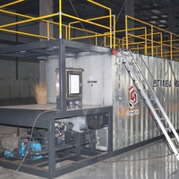 Machine de construction routière à performance stable 55000W 380V/220V, machine à décanter à tambour DT8 8-10TPH pour la fusion du bitume