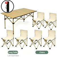 Tables pliantes d'extérieur, tables et chaises portables, tables de pique-nique pour le camping