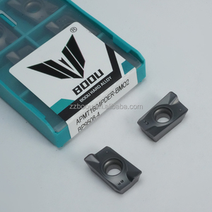 หัวกัดคาร์ไบด์สี่เหลี่ยมสำหรับงานกัด CNC เคลือบผิวทนต่อการสึกหรอสำหรับเครื่องจักร <span class=keywords><strong>p</strong></span>/<span class=keywords><strong>m</strong></span>/k/s - Product Image 1