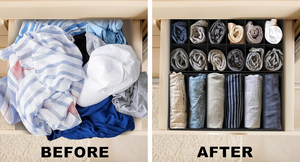 Nhà Máy Bán Buôn Quần Áo Lưu Trữ Hộp Có Thể Gập Lại Đồ Lót Và Vớ Tổ Chức Tủ Quần Áo Ngăn Kéo Tổ Chức Vải Lưu Trữ Hộp - Product Image 2