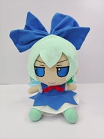 Peluche Anime Personnalisée Cirno Touhou Project, Poupée en Peluche Style Fumo, Mascotte Douce, Vente en Gros Usine pour Cadeau de Collection