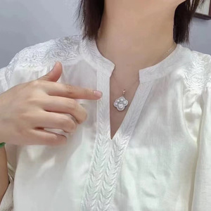 Accessoires DIY en argent S925, pendentif vide en forme de griffe de chat, perles de jade multi-perles, perles de 5 à 9 mm, pendentif, pendentif, pendentif, pendentif - Product Image 4