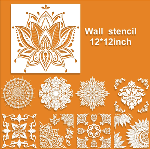 ลายฉลุพลาสติกสำหรับวาดภาพศิลปะแบบกำหนดเองลายฉลุสำหรับนักเรียนรูปคริสต์มาส - Product Image 3