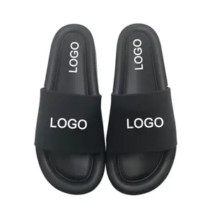 L&J Shoe Anti Slippery Unique Foam Slides Custom Sandal Pu Gents Slipper Paint Slippers Affordable Easy Wear Slippers