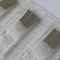 Aiguilles d'acupuncture jetables stériles en acier inoxydable, 0.16x7mm, 1000 pièces, aiguille d'acupuncture avec tube