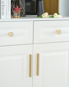 Brass bán buôn số lượng lớn giảm giá dài thanh kéo xử lý tối giản bền thân thiện với môi tủ quần áo tủ quần áo ngăn kéo núm - Product Image 5