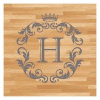 Autocollants personnalisés rectangulaires pour piste de danse de mariage, initiales, lettres, monogramme de la mariée et du marié, amovibles, imperméables, écologiques