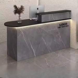 Minimimalist Modern Office Checkout Counter & Cash Register <b>Small</b> Backrest for Laboratory Barbershop - Product Image 1