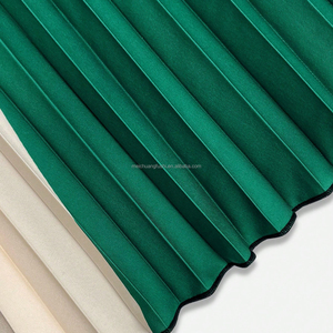 Kadınlar için Özel Çok Renkli Bloklu Moda Şık <span class=keywords><strong>Maxi</strong></span> Pileli Etek - Product Image 6