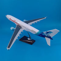 Modèle d'avion Airbus A330 de Maldivian Airlines, 47 cm, échelle 1/135, en résine ABS, pour ornement et ensemble cadeau d'affaires