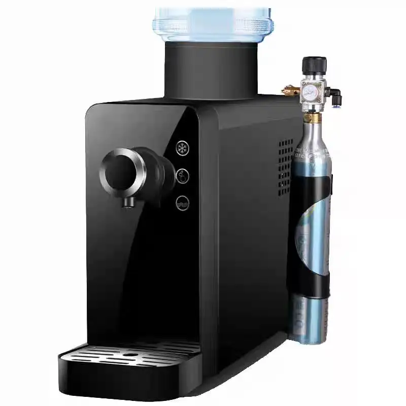 Modis kapasitas besar 4L atas pemuatan air Soda Dispenser Desktop berkilau air karbon dengan layar sentuh Digital