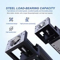 Module CNC GS FKK40-540 pour mouvement linéaire, axe unique, robot, PLC, moteur, roulement de guidage, acier inoxydable