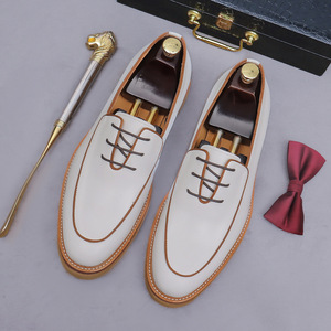 Mocasines de cuero personalizados de alta gama estilo workwear para hombre, zapatos casuales de cuero para hombre, zapatos de cuero para hombre - Product Image 6