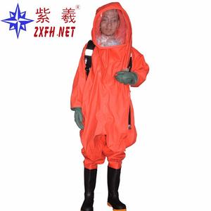 Combinaison de protection chimique intégrée au respirateur Zixi, combinaison de protection chimique robuste, entièrement scellée - Product Image 1