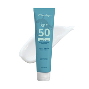 Protector Solar Mineral Puro con Cambio de Color OEM, <span class=keywords><strong>SPF</strong></span> <span class=keywords><strong>50</strong></span>, Aloe Vera Orgánico, Calmante, Hidratante, Loción Protectora Solar para Piel Sensible - Product Image 6