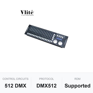 Contrôleur d'éclairage DMX/RDM Vlite 512 canaux, blanc chaud 3500K, entrée AC 220V, éclairage de scène IP20, garantie 1 an, prise australienne - Product Image 2