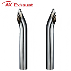 ท่อไอเสียรถบรรทุก ODM ขนาด 5 นิ้ว 6 นิ้ว ชุบโครเมียมขัดเงา สำหรับรถบรรทุกหนัก - Product Image 1