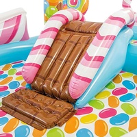 Intex Intex Candy Zone Aufblasbares Spiel zentrum Wasserpark Aufblasbare Pool rutschen Intex Candy Zone Play Center