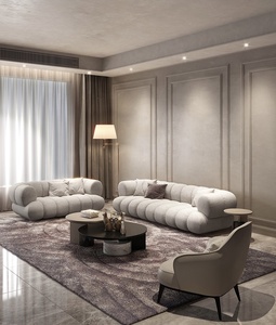 Lámpara Nórdica Simple de Estilo Nube, Moderna y Modular para Sala de Estar de Lujo - Product Image 2