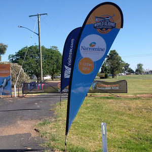 Sostituzione della bandiera a goccia del banco di mostra all'aperto o dell'interno della bandiera promozionale speciale - Product Image 3