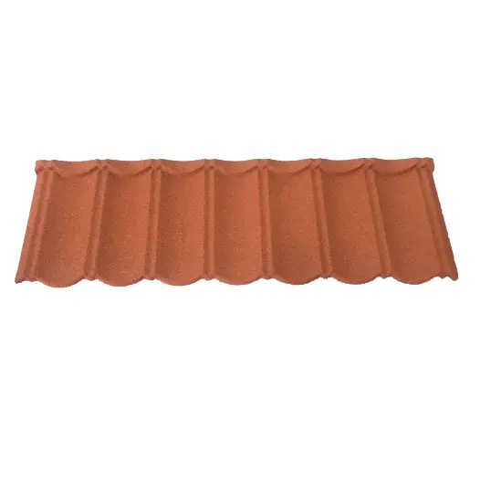 China Factory Stone Roof Tiles Red Stone Roof Tiles House Building Materials Hot Selling in South America
