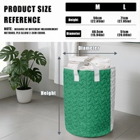 Sac de rangement matelassé à cordon personnalisé avec drapeau du Nigeria, en polyester durable, organisateur domestique pour le rangement à la maison