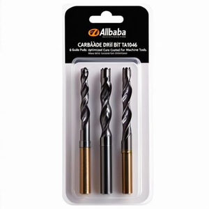 Foret en carbure TA1046 à 6 plaquettes de guidage, revêtement optimisé pour les machines-outils - Product Image 2