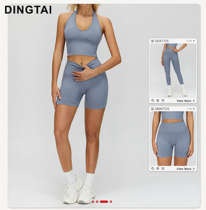 Reggiseno Sportivo Senza Cuciture con Collo Halter per Donne, Reggiseno Antiurto, Top <span class=keywords><strong>Sexy</strong></span> per Fitness e Allenamento in Palestra, Corsa e Atletica - Product Image 5