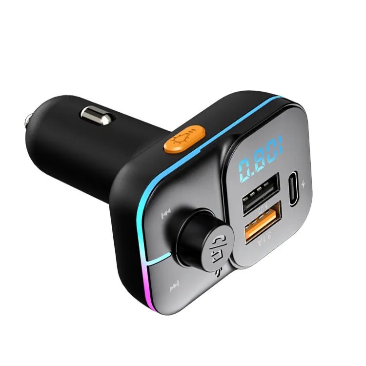 High quality car mp3 player dual usb fast charger fm bluetooth 5.0 support USB disk and TF card mp3 player