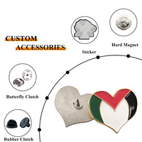 En Stock Palestine Drapeau Emblème Épinglettes Téléphone Autocollants Adhésifs Moyen-Orient Solidarité Arabe Esprit Gratuit Paix Promos Personnalisé