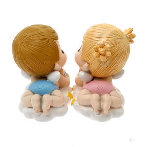 Bouteille décorative de gâteau pour bébés, en forme de nuage, personnalisé, décoration de gâteau d'anniversaire, pour poupée <span class=keywords><strong>petit</strong></span> <span class=keywords><strong>prince</strong></span>, princesse garçon et fille, 50 pièces - Product Image 3