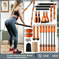 TORCH Keyon Tubos de Tensión para Entrenamiento, Cuerdas de Yoga, Expansor de Acero Aleado, Bandas Elásticas de Resistencia para Ejercicio, Kit de Barra para Estudio de Pilates