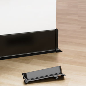 Drop <span class=keywords><strong>Shipping</strong></span> ücretsiz örnek alüminyum Plinth üretici alüminyum süpürgelik profilleri süpürgelik mutfak süpürgelik stokta - Product Image 5