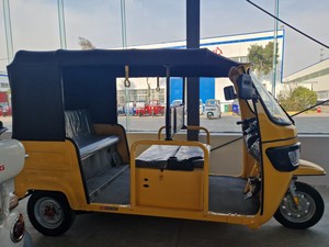Tricycles à trois roues essence/électrique de haute qualité à prix avantageux, <span class=keywords><strong>moto</strong></span> à carrosserie ouverte, <span class=keywords><strong>taxi</strong></span> 6-9 places pour passagers - Product Image 3