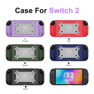 Venta al por mayor a prueba de golpes TPU PC juego caso para <span class=keywords><strong>Nintendo</strong></span> <span class=keywords><strong>Switch</strong></span> 2 <span class=keywords><strong>funda</strong></span> <span class=keywords><strong>protectora</strong></span> anticaída y antideslizante contraportada - Product Image 6