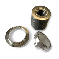 Soufflet de soudure à bord flexible sous vide Collier de serrage Bride de conduit Ronde forgée CNC Machines CF Acier inoxydable YM ou Logo personnalisé 3 ans