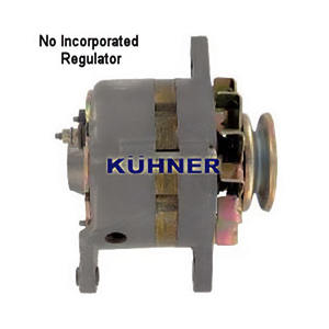 Alternador compatible con TOYOTA HIACE II 1.6 (RH20, RH30) Gasolina (KW: 49, HP: 67) de 02-1977 a 11-1982 KUHNER 40114 NUEVO - Product Image 2