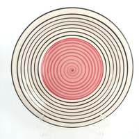 Assiette en céramique écologique pour la maison, le jardin, la cuisine, la table, design moderne, technique sur glaçure, assiettes personnalisées