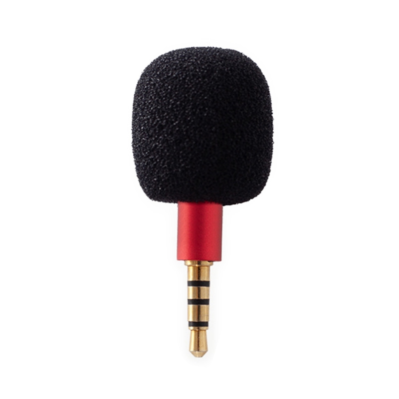 Mini micrófono portátil de 3,5 mm Jack Mic para teléfono inteligente